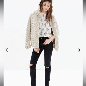 Madewell 9" High-Rise Skinny Jeans dark denim
